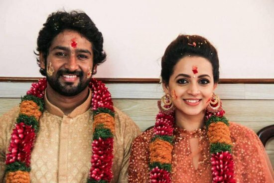 Pics: Malayalam film star Bhavana is engaged to Kannada producer Naveen, Mollywood congratulates Malayalam actress Bhavana now officially engaged to Kannada producer Naveen